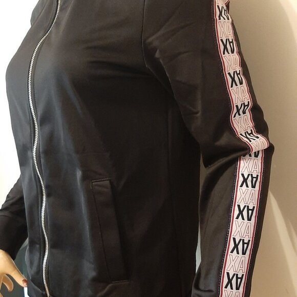 Armani Exchange Black/Logo Track Jacket Women's Small - Picture 4 of 10